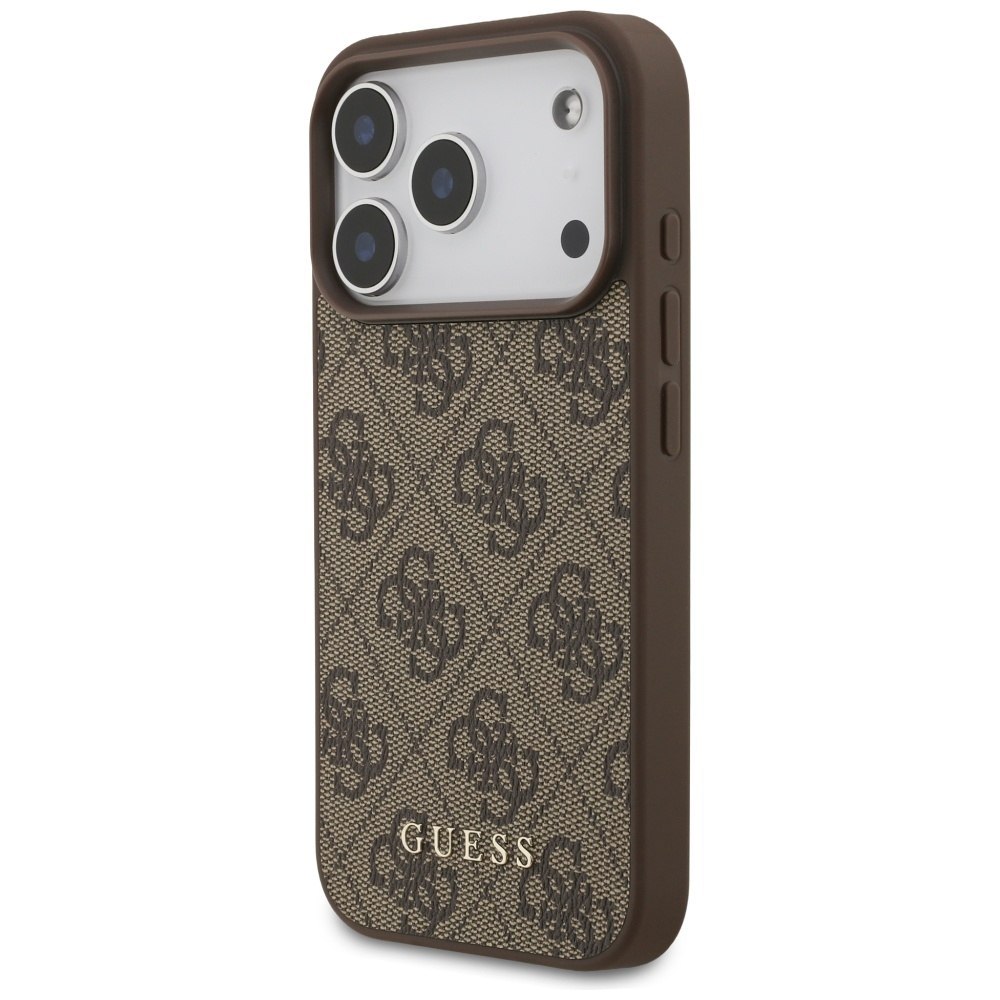 Etui Guess 4G Classic do iPhone 17 Pro brązowy